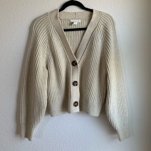 H&M Beige Cardigan
